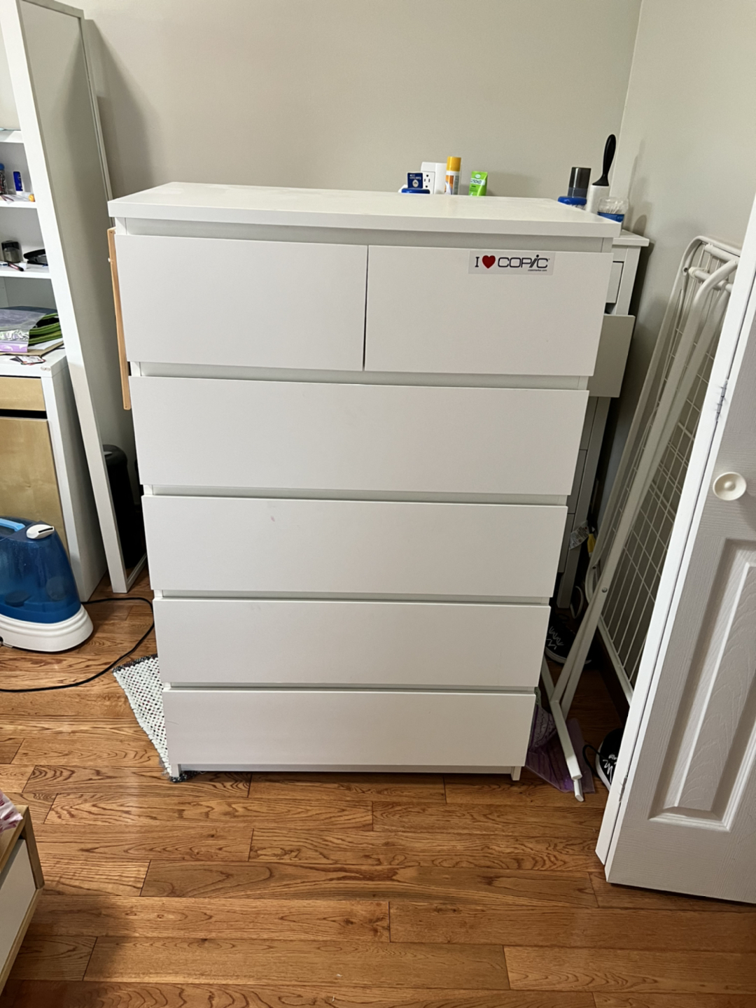 IKEA MALM
6-drawer chest, white, - photo 2