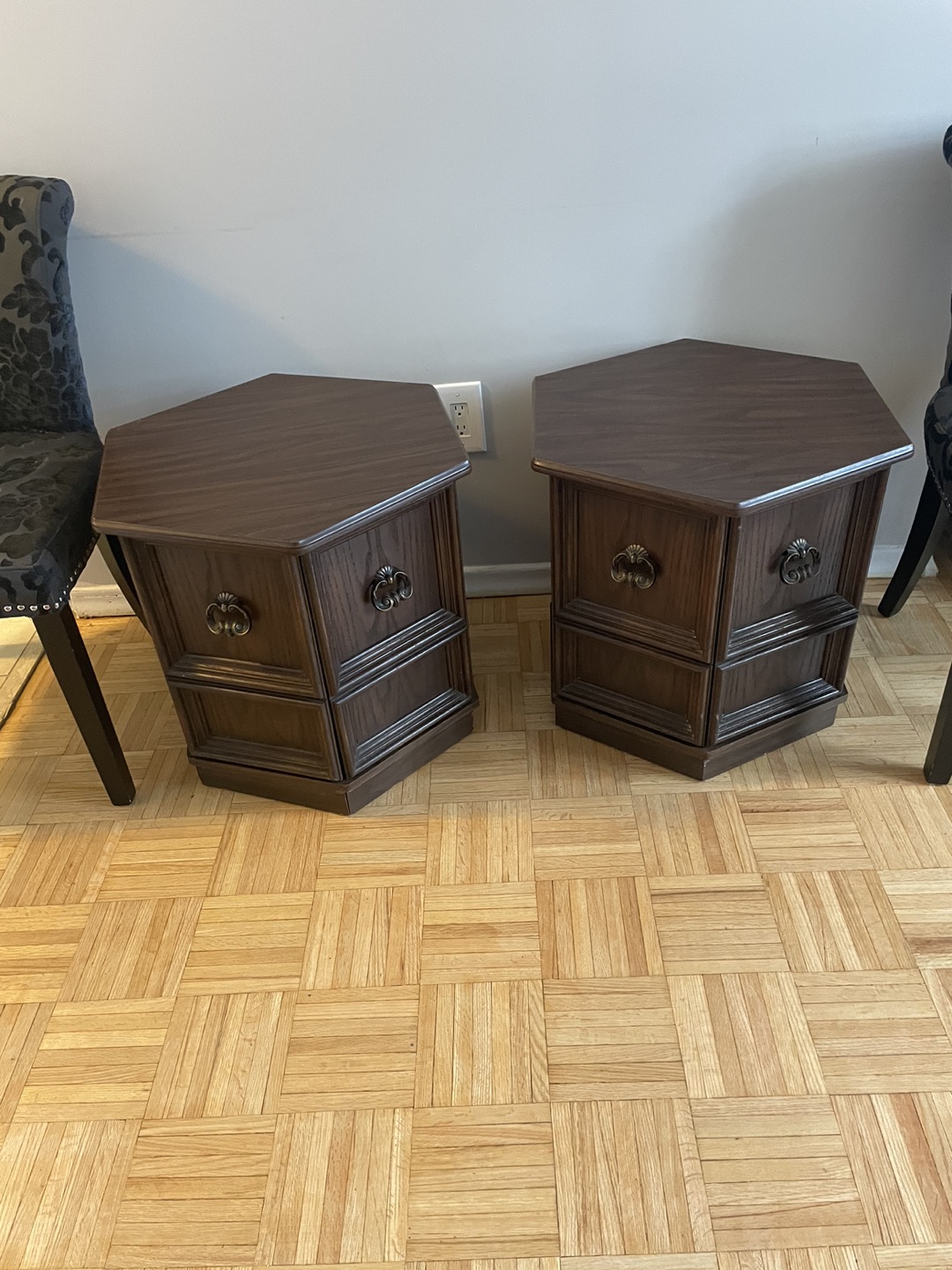 MCM vintage hexagonal table set thumbnail