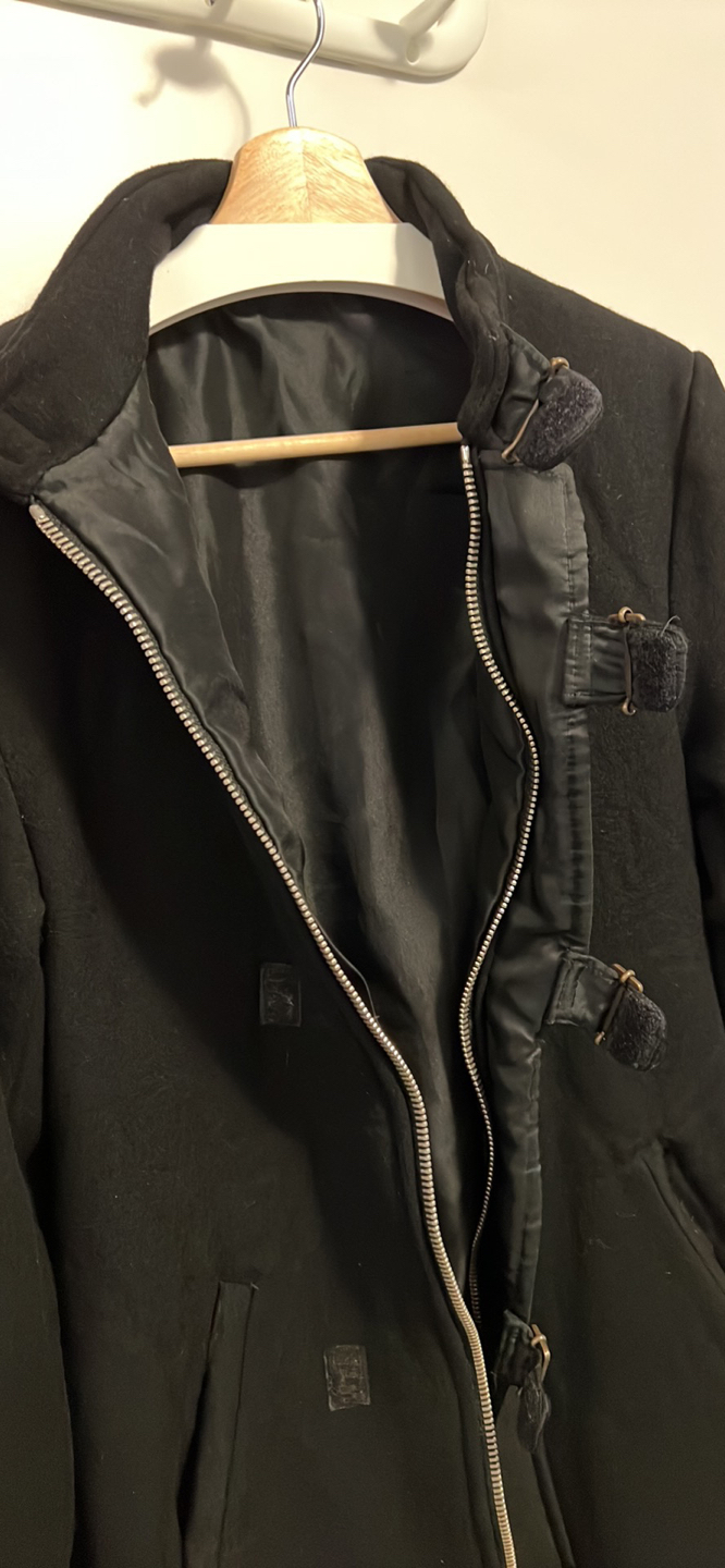 Custom made, long black coat - photo 3