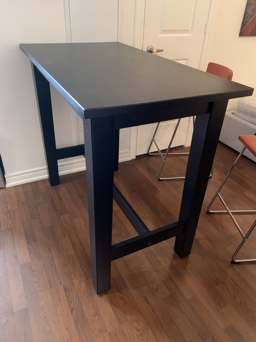IKEA Wood Bar Table
