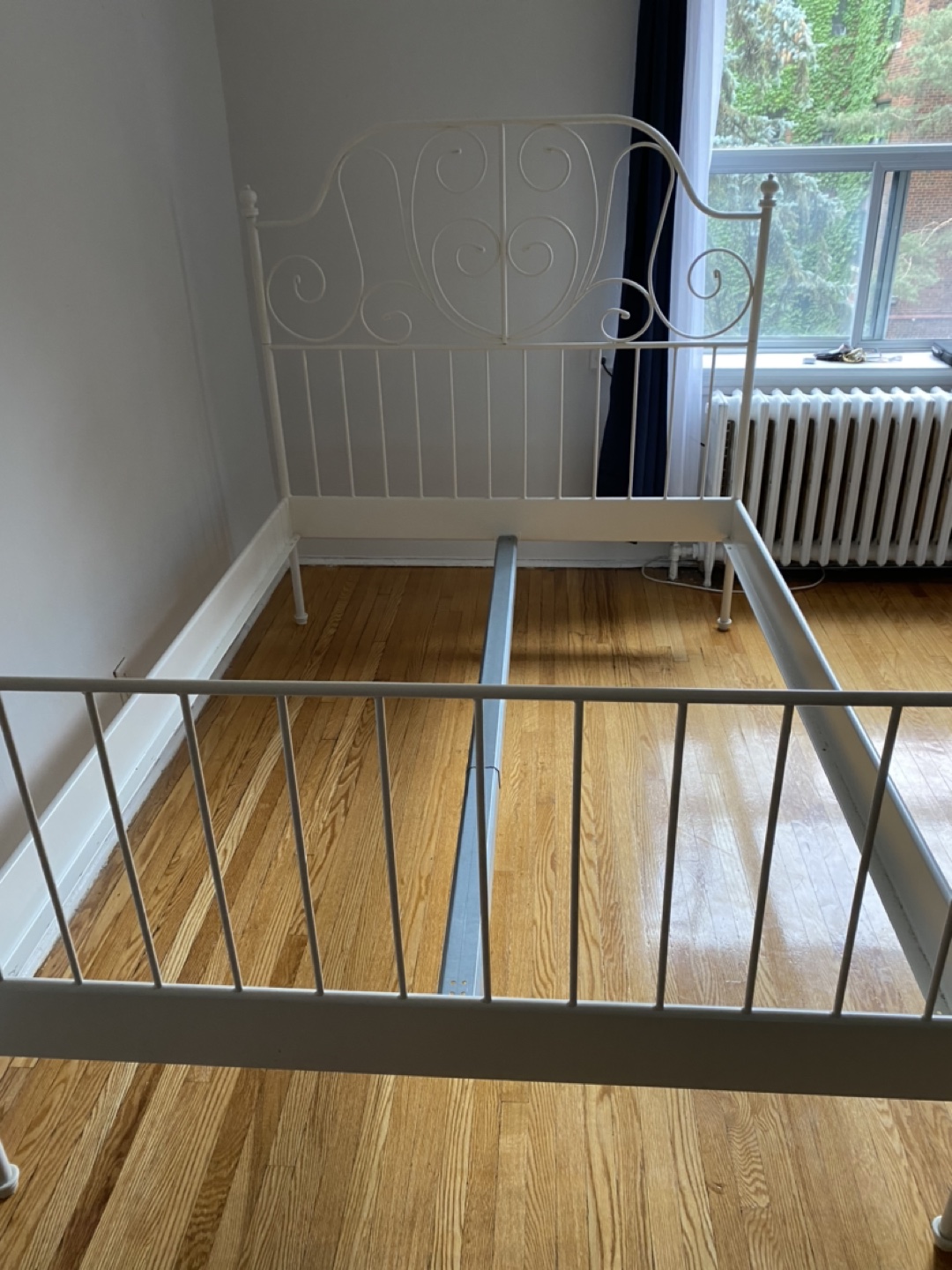 Ikea baseboards frame for Queen bed