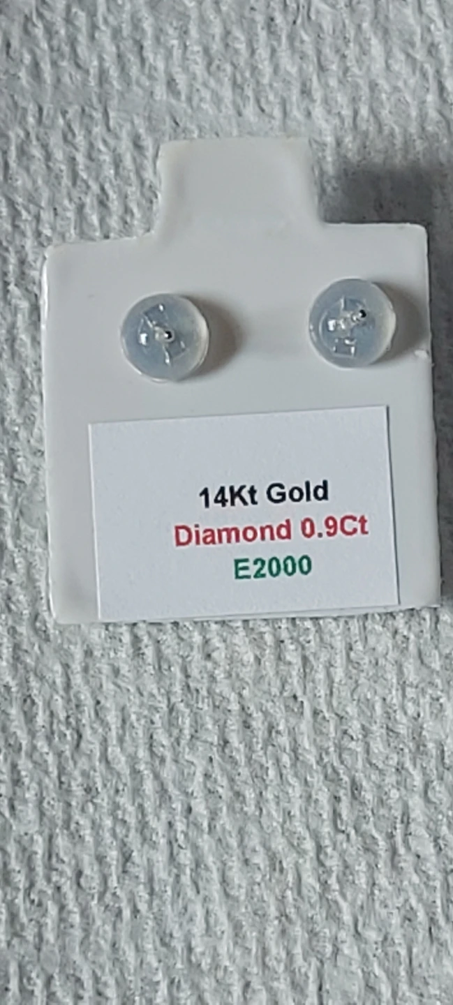 .9ct diamond earrings - photo 3