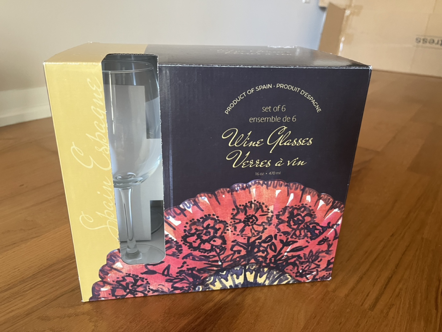 Wine glasses set of 6