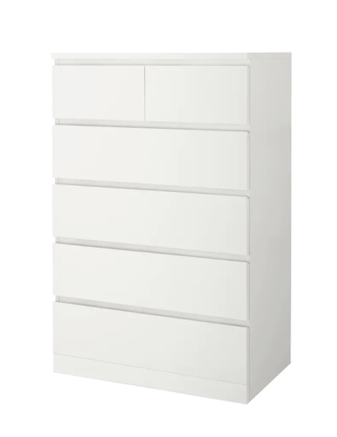 IKEA MALM
6-drawer chest, white, thumbnail