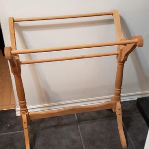 Solid Oak Comforter/Blanket/Duvet/Quilt Rack