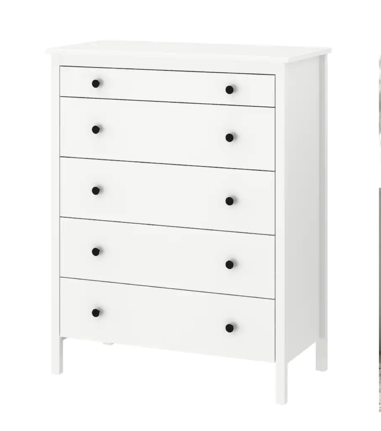 IKEA    KOPPANG
5-drawer chest, white, thumbnail