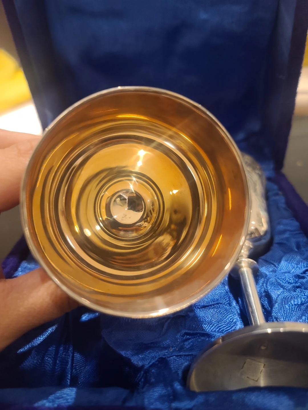 Vtg 70’s Silver Plated Stemmed Goblets - photo 4