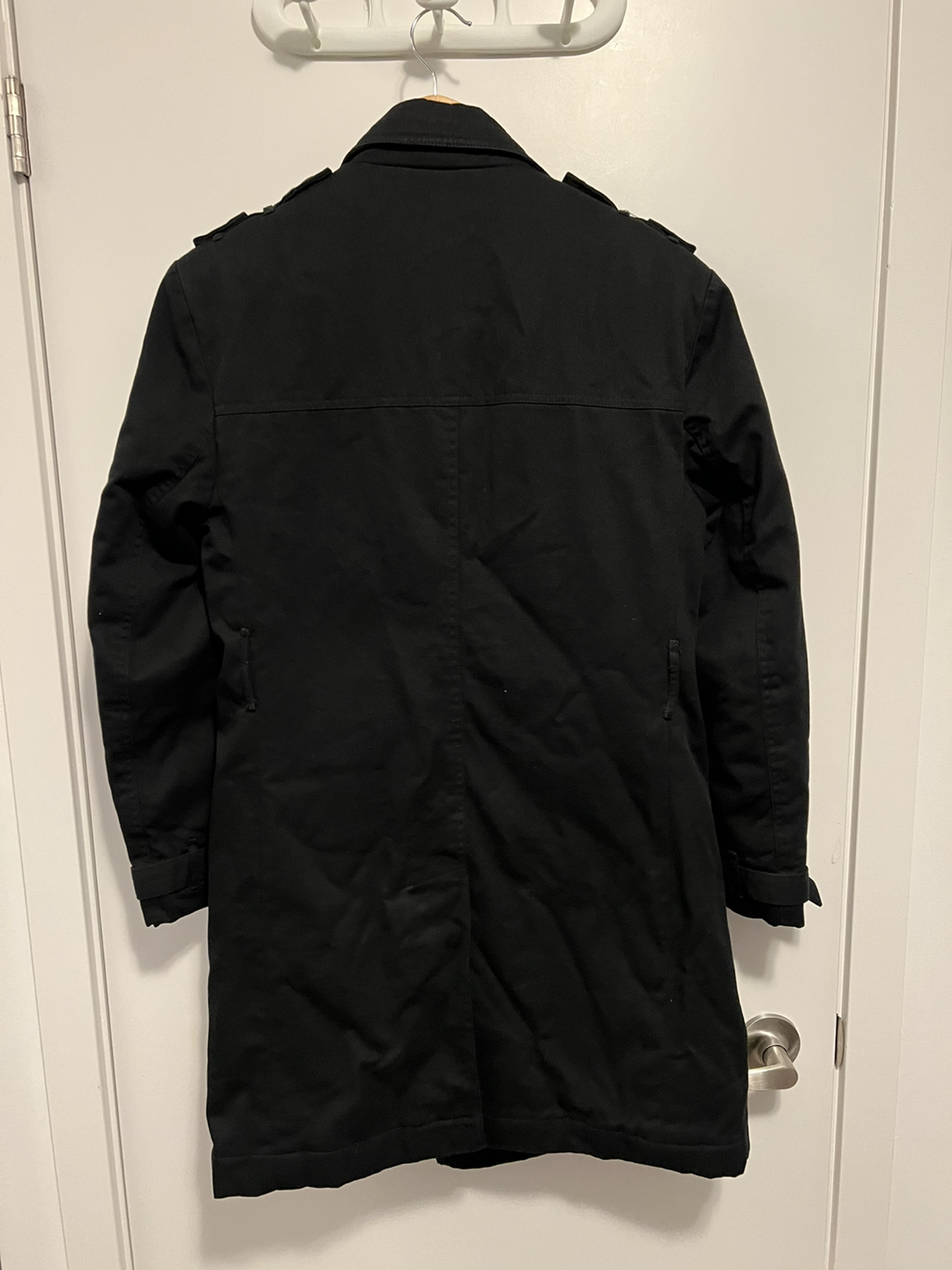 Made in Italy 🇮🇹 black trench coat - photo 2