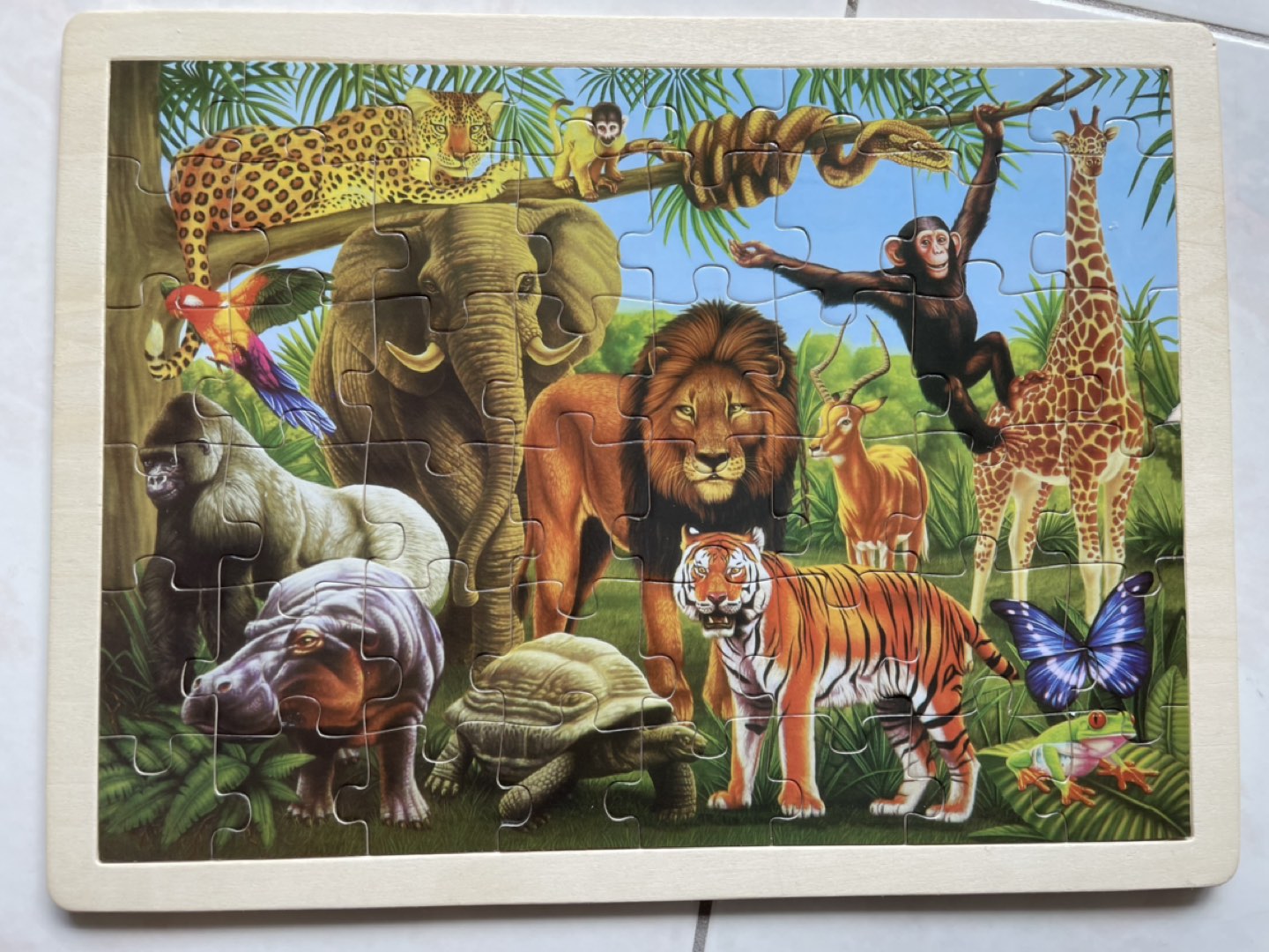 3 kids wooden puzzles - photo 3