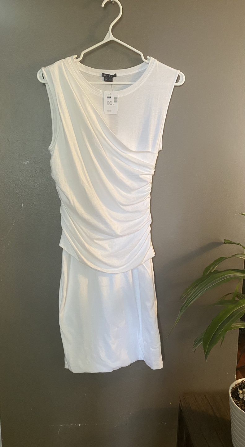 Theory Ruched T shirt dress- BNWT image indicator(6)