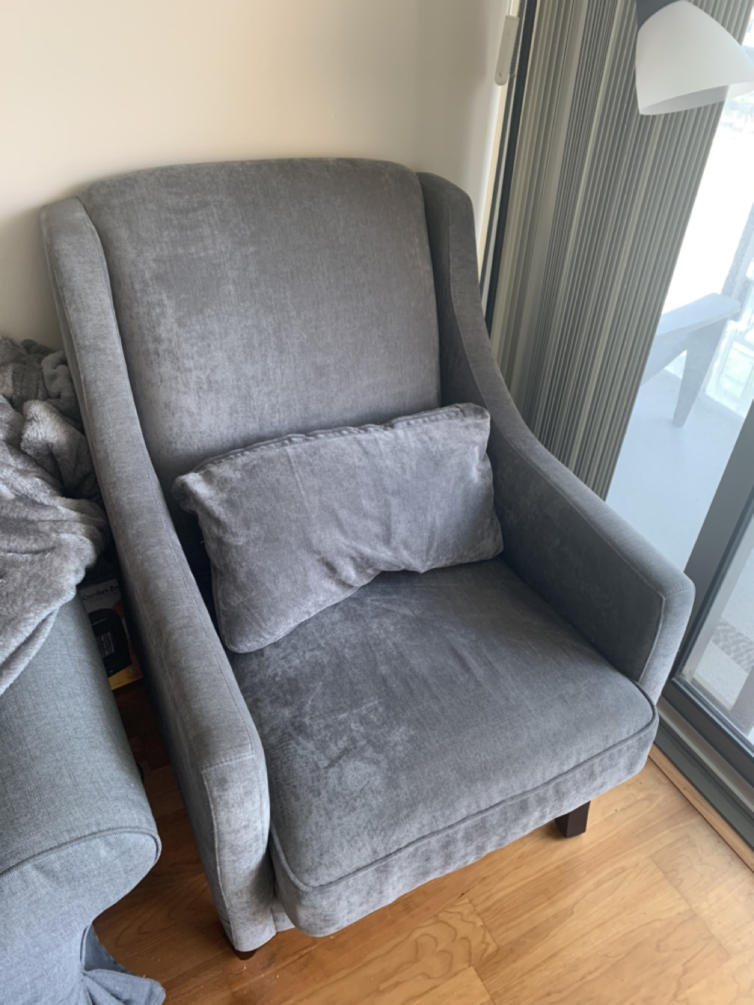 Grey Accent Chair