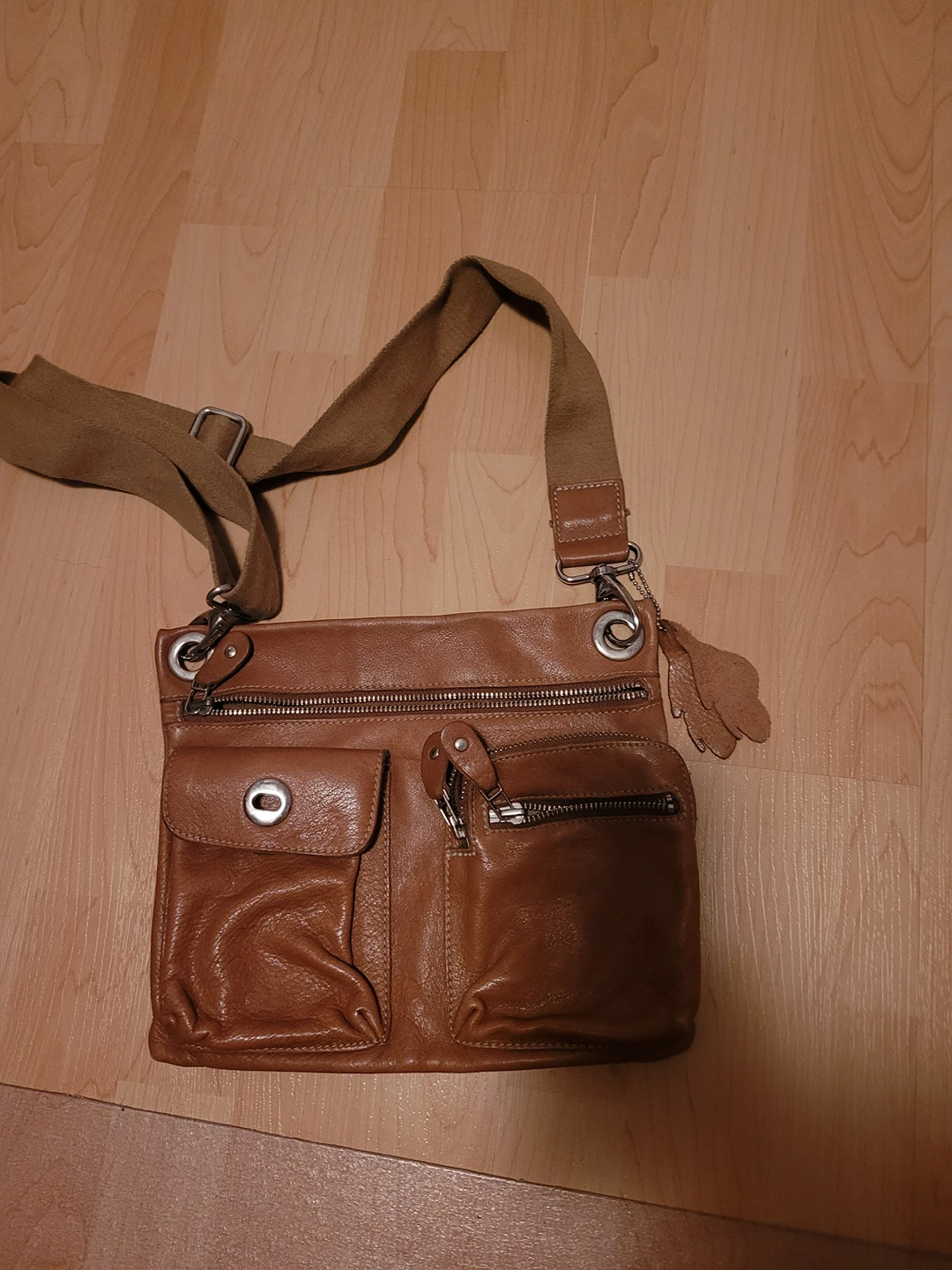 Brown roots purse (10.5x9inch) thumbnail