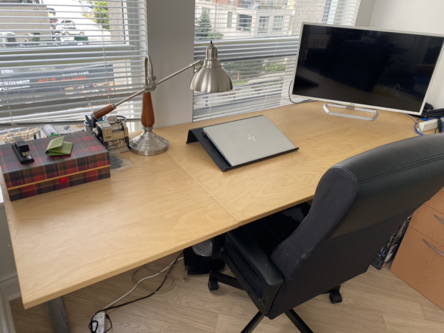 Ikea Galant table (L shape)