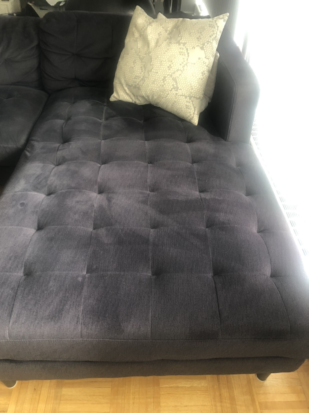 MOVING SALE - Couch with chaise - photo 3