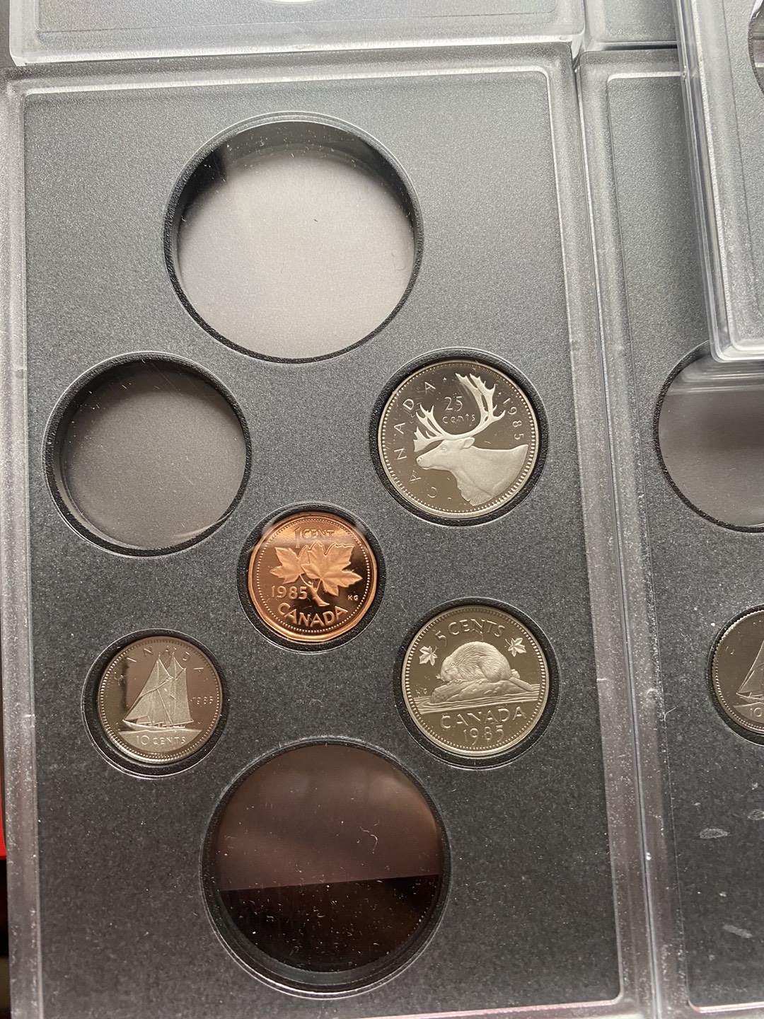 9 Partial Canada Specimen UNC coin sets 1970s/80s🍀 image indicator(4)