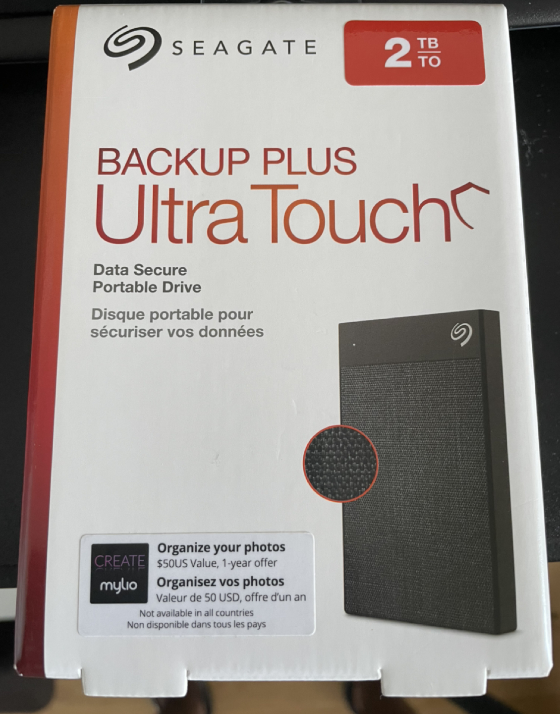 Seagate Portable Drive - 2TB backup plus Ultra Touch