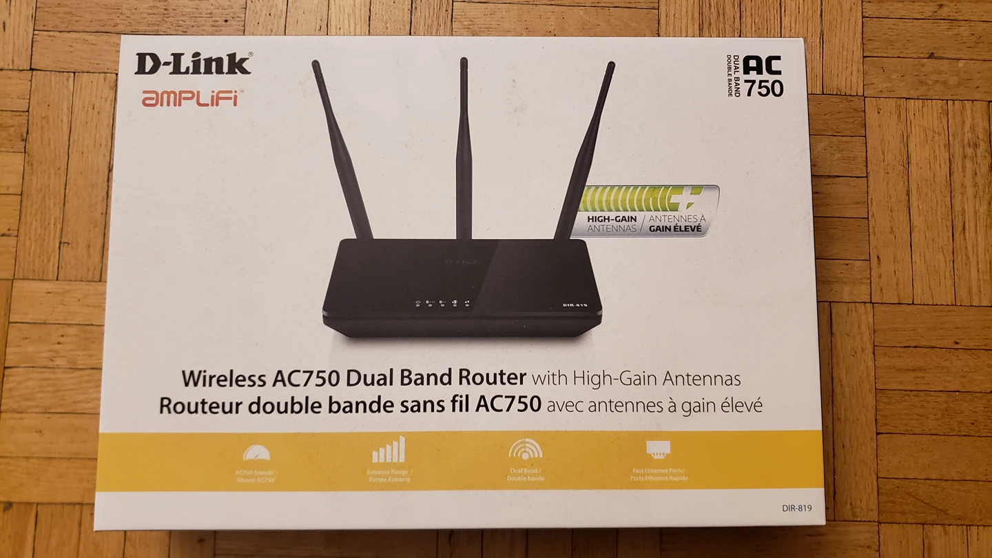 Wi-Fi dual band router for sale (Ac750)