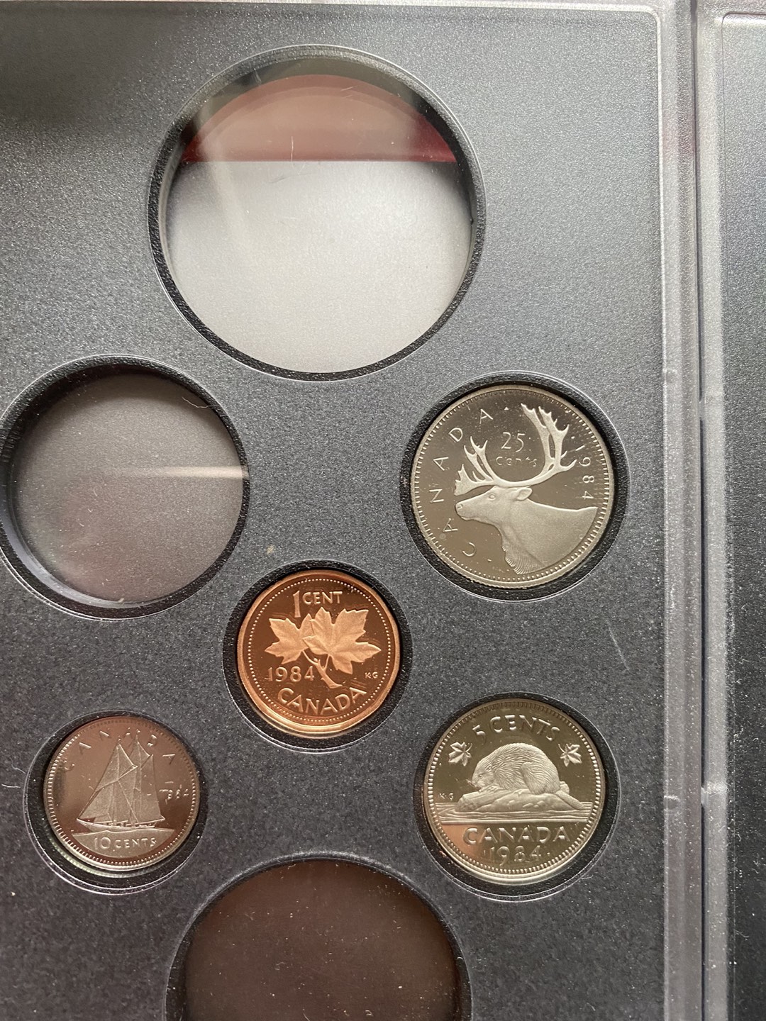9 Partial Canada Specimen UNC coin sets 1970s/80s🍀 image indicator(7)