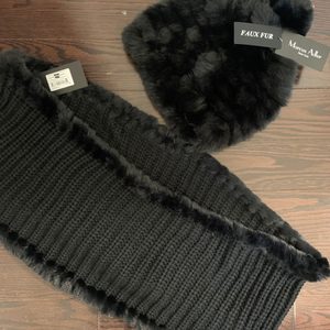Marcus Adler New York Faux Fur Hat & Scarf