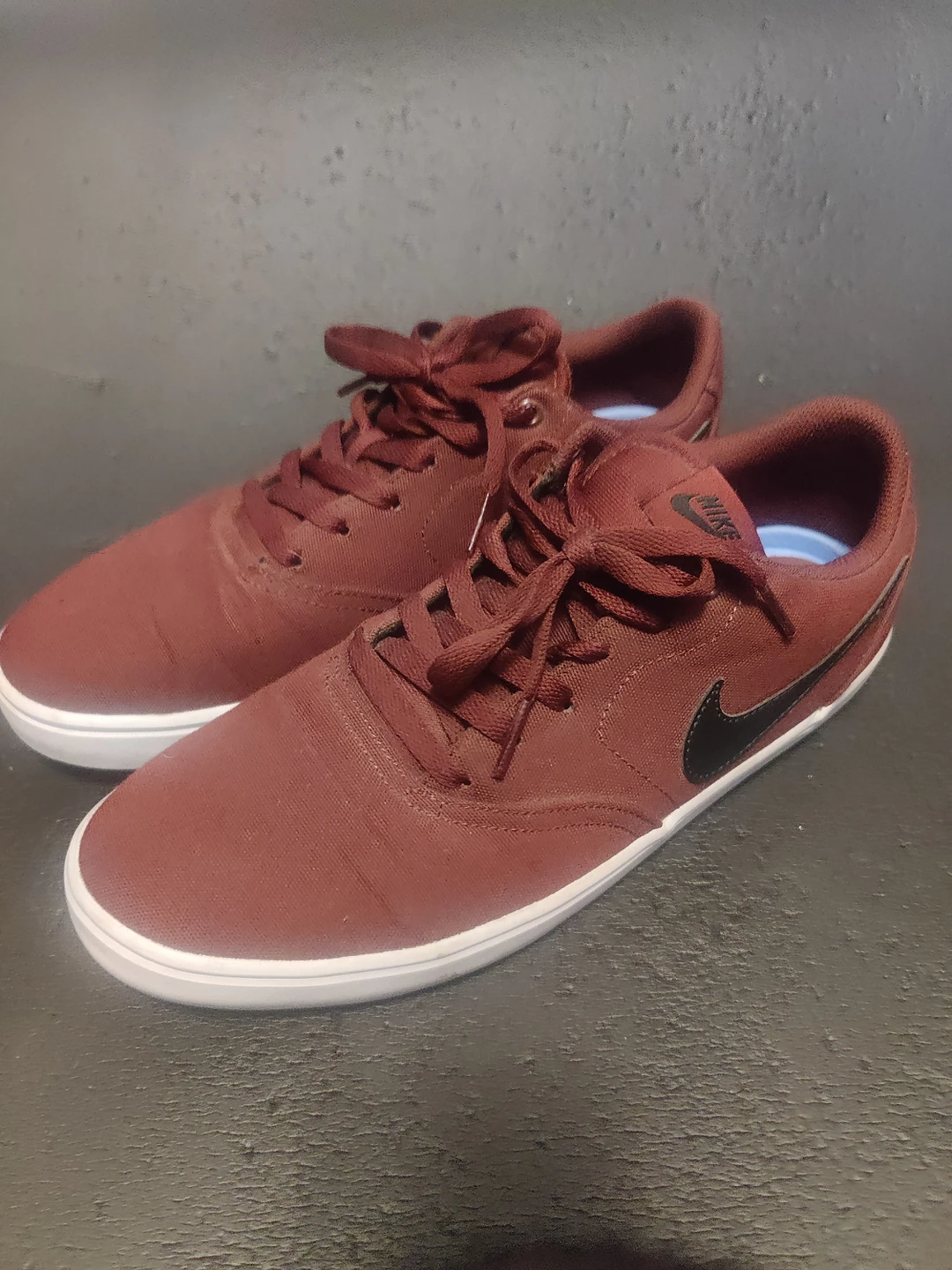 Men's Red Sb Check Solarsoft Canvas - photo 3