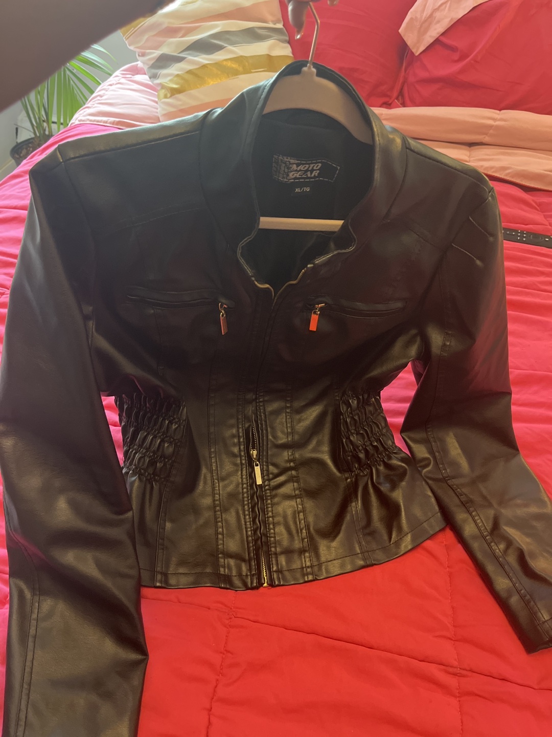 Black leather jacket - photo 5