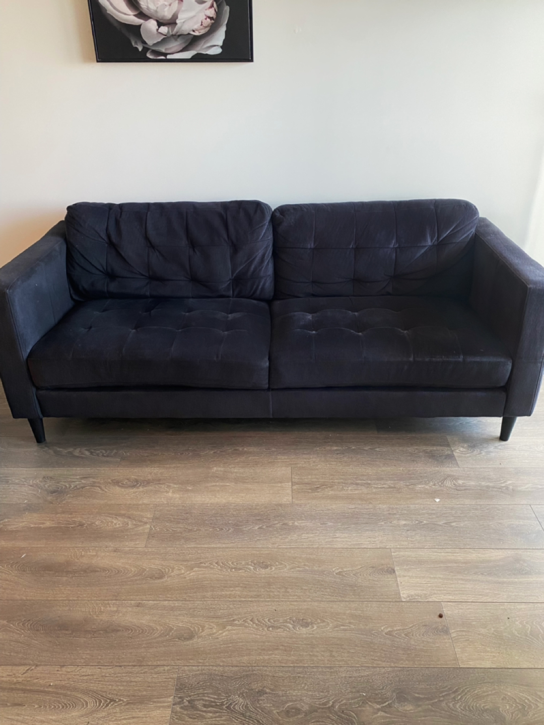 Black/ charcoal Couch for sale - photo 2