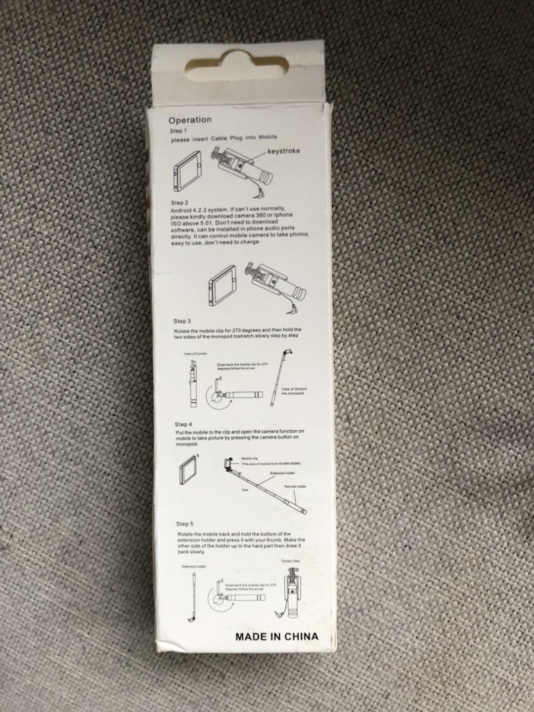 #freecycle Mono-pod selfie stick - photo 3