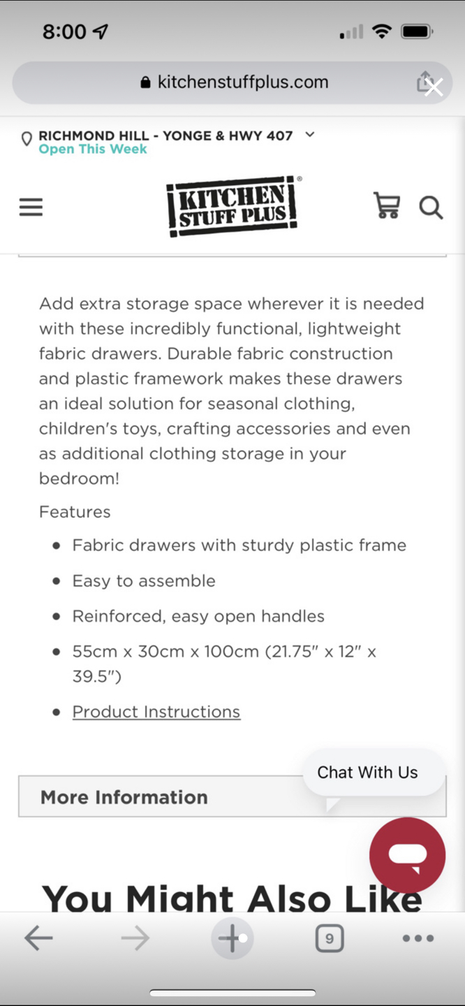Fabric storage unit - photo 2
