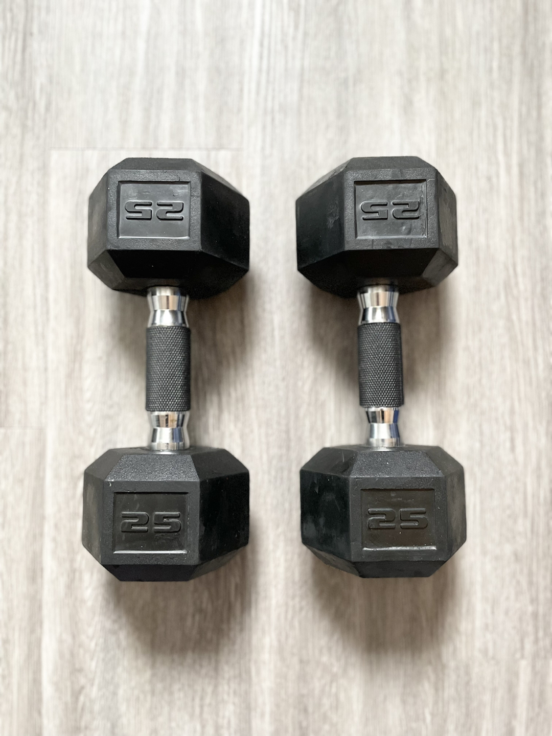 2x 25lb Dumbbells