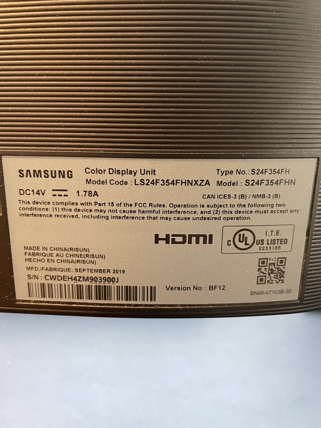 24” Samsung Monitor - photo 2
