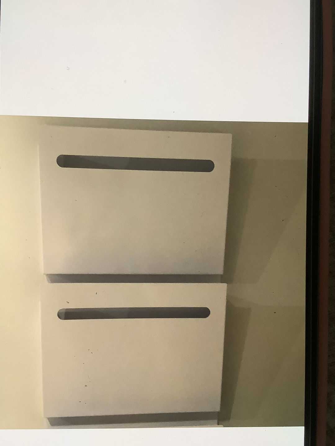 Cb2 wall magazine holder thumbnail