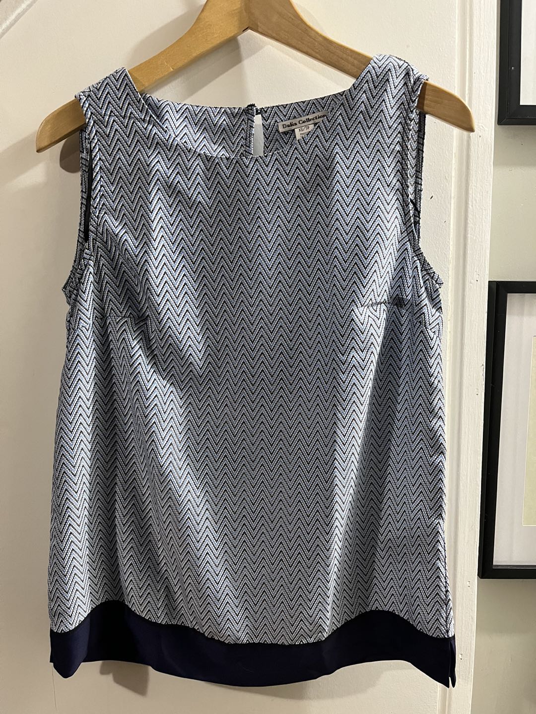 Silky sleeveless top