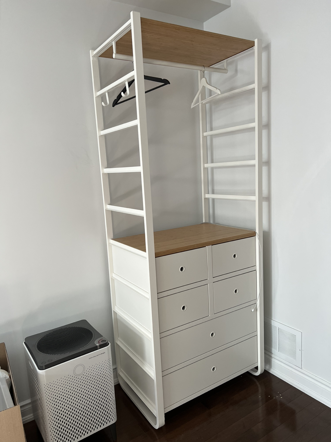 Great condition Wardrobe with draws installed - photo 2