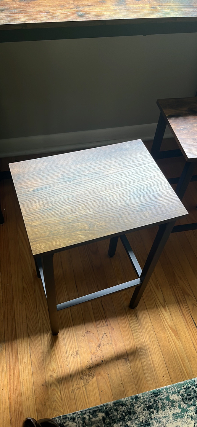 HOOBRO bar table set with 2bat stools - photo 2