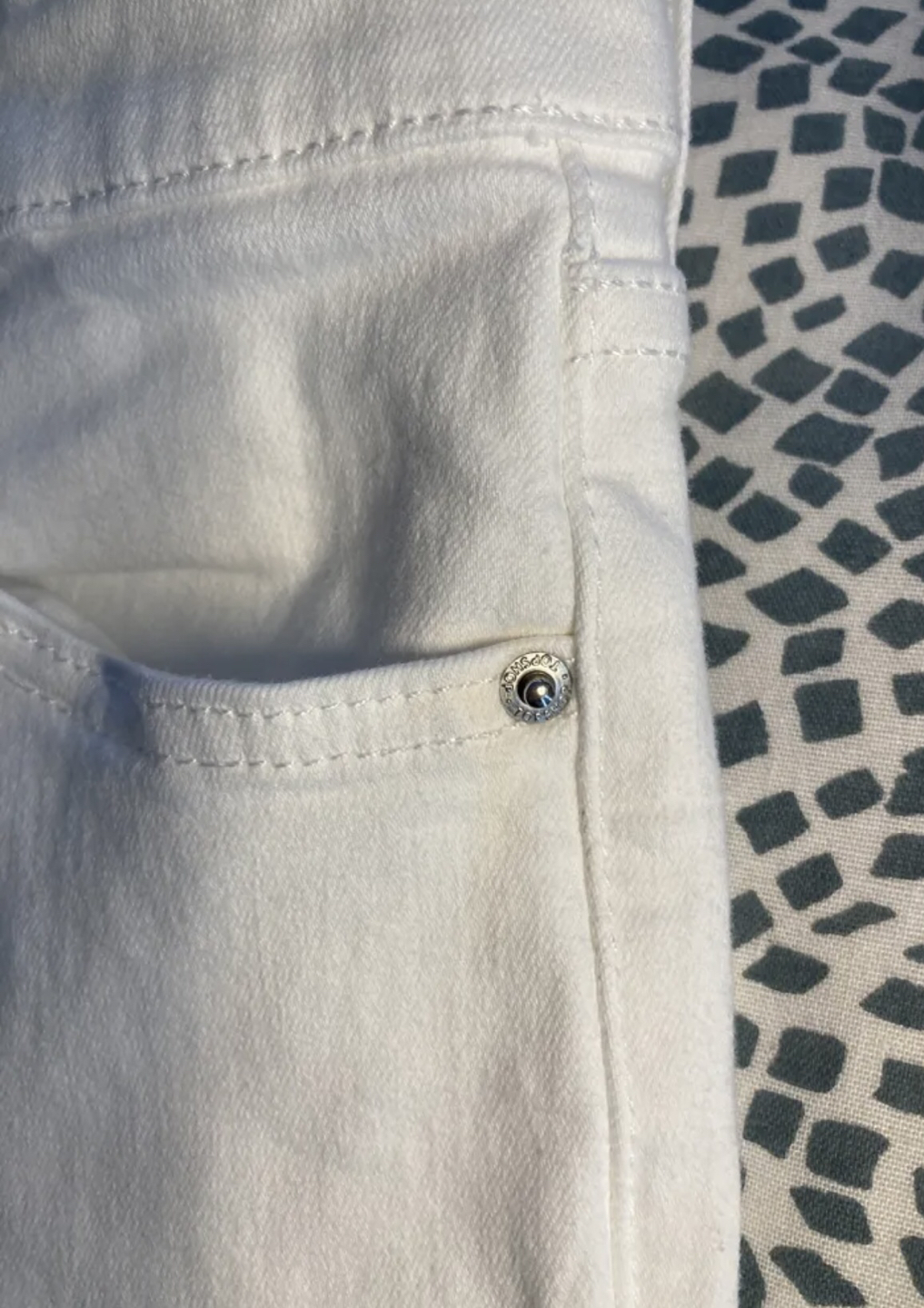 Topshop white stretchy jeans image indicator(4)