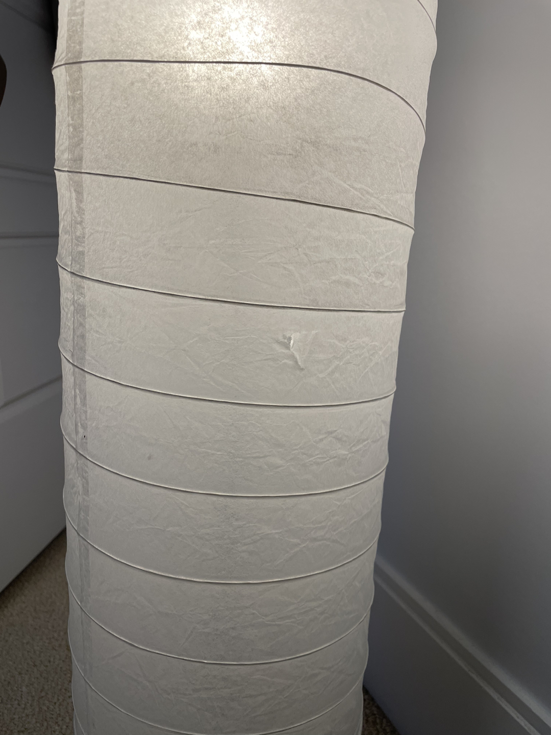 Cylindrical paper lamp - photo 3