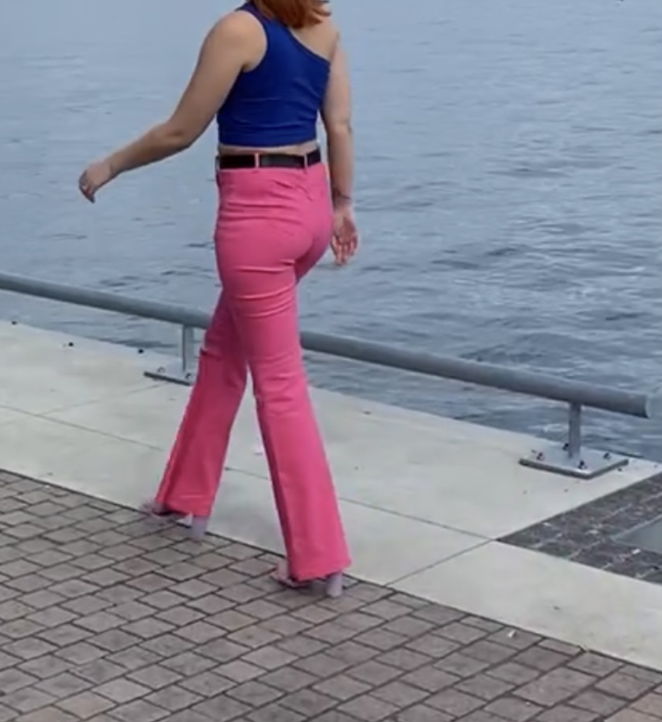 Pink flare pants - photo 5