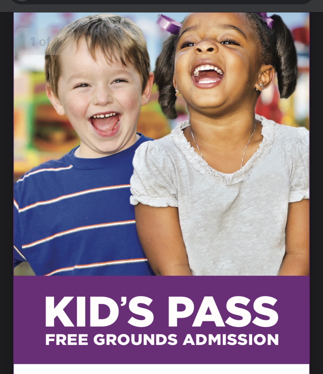 Free CNE Kid’s passes free ground admission #freecycle