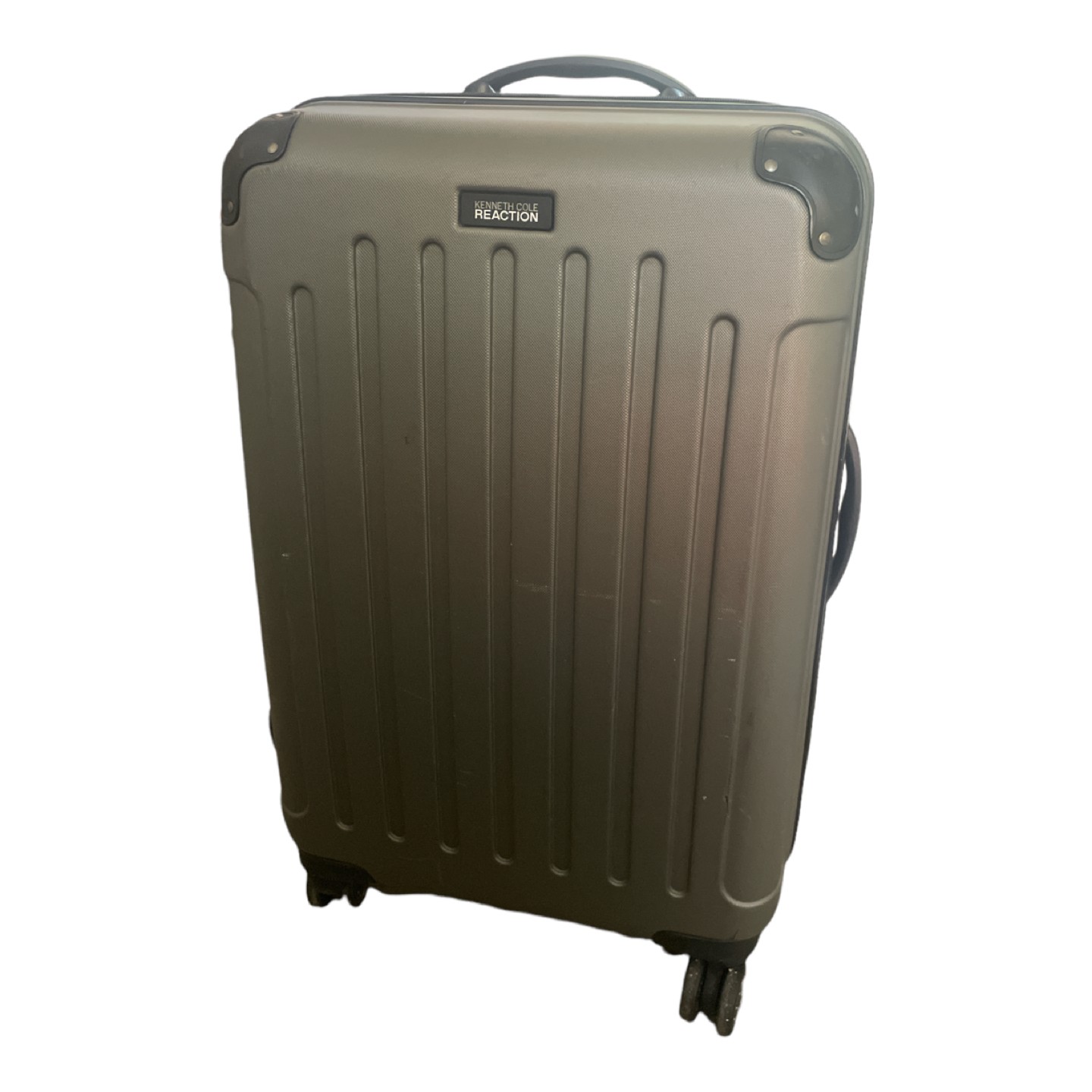 Kenneth Cole Grey Hardshell 28" Checked Luggage Suitcase thumbnail