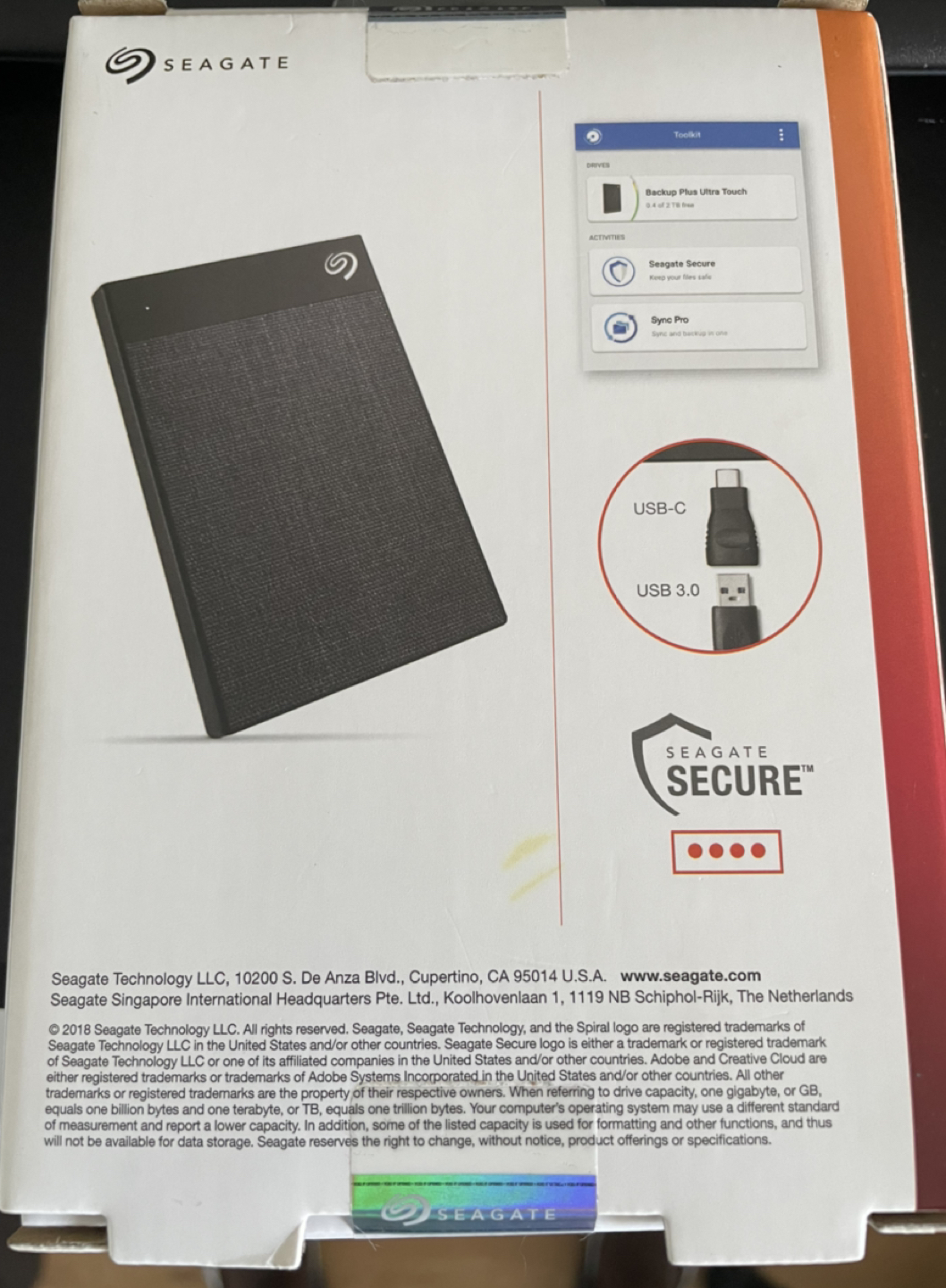 Seagate Portable Drive - 2TB backup plus Ultra Touch - photo 2