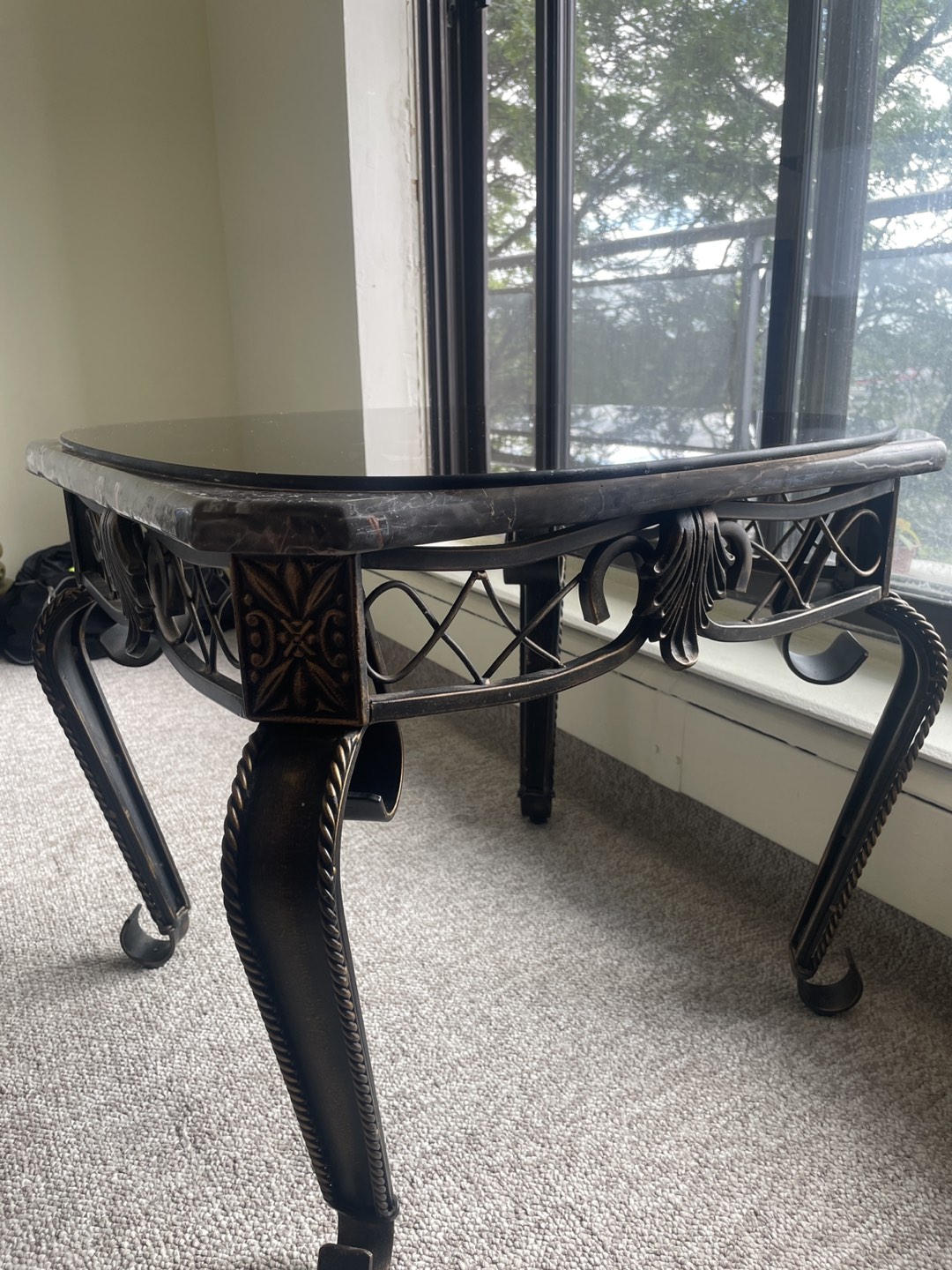 Glass side table - photo 2