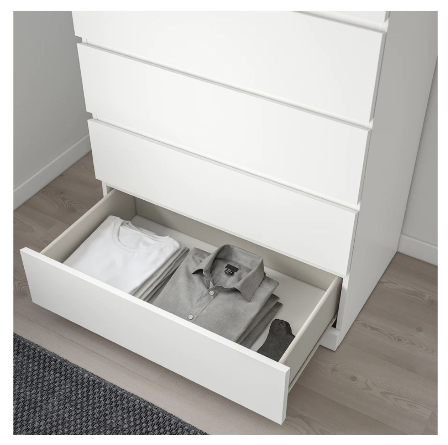 IKEA MALM
6-drawer chest, white, - photo 5