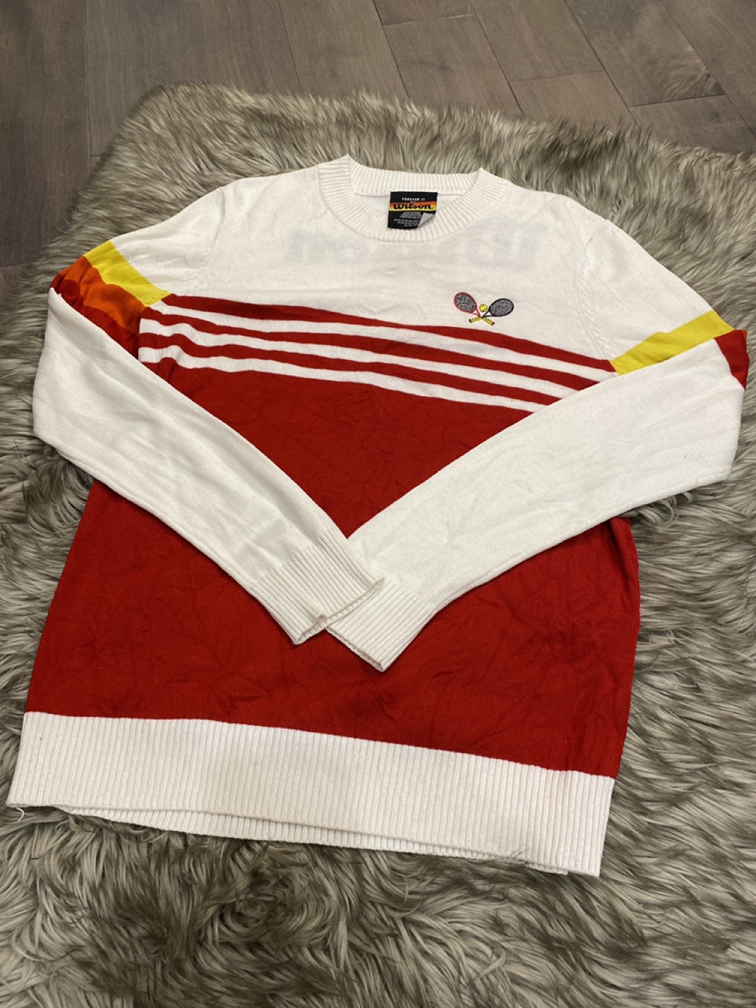 Forever 21 X Wilson Men Sweater size XS thumbnail