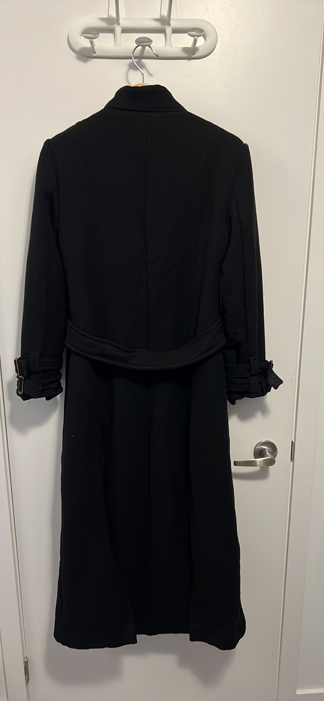 Custom made, long black coat - photo 2