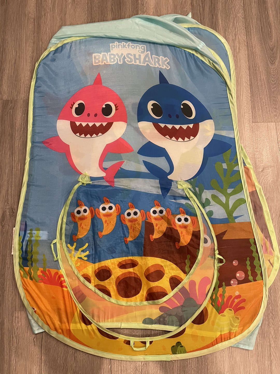 Well loved Baby Shark pop up tent #freecycle thumbnail