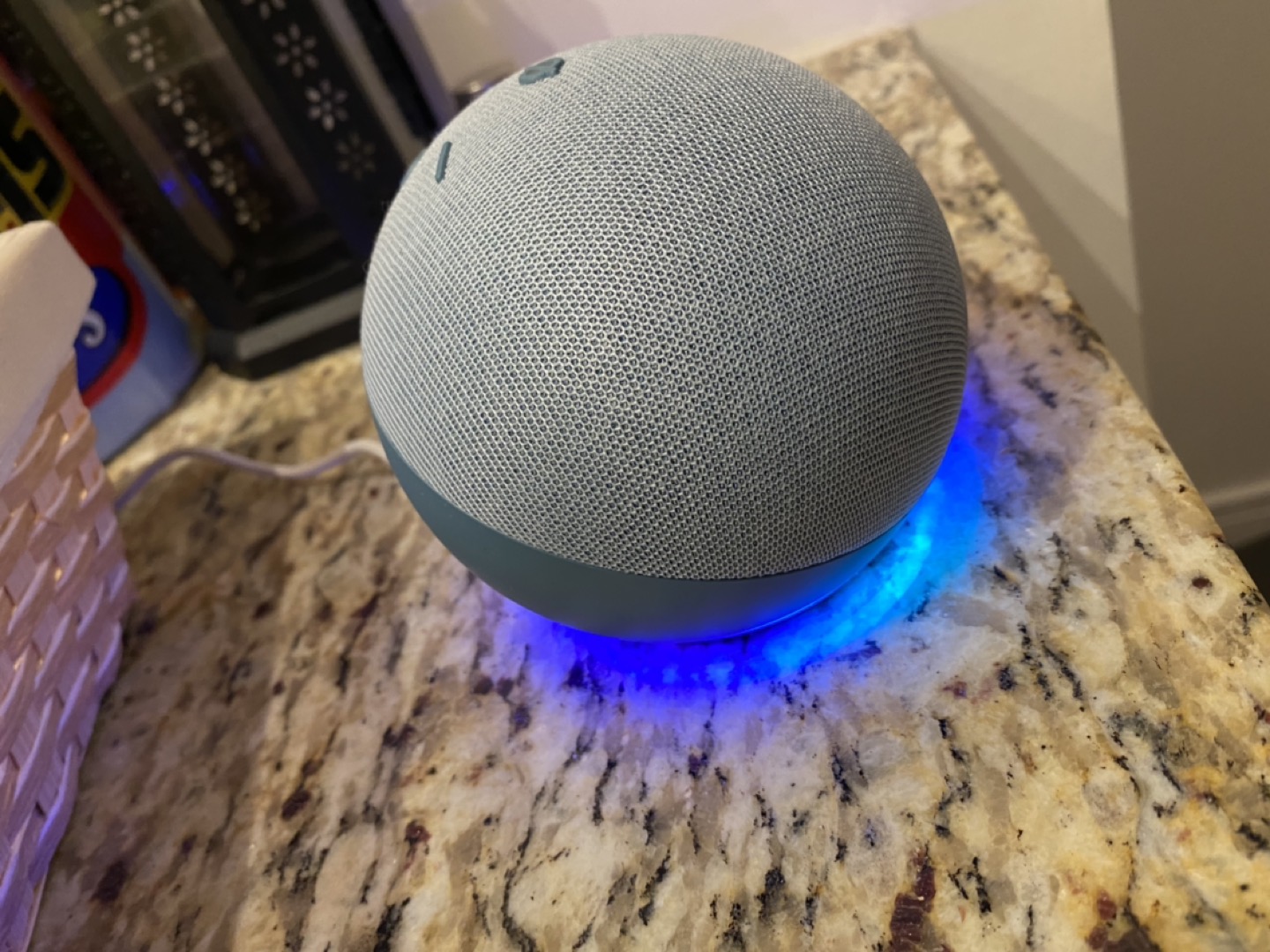 3 lamp stand with Alexa device - photo 3