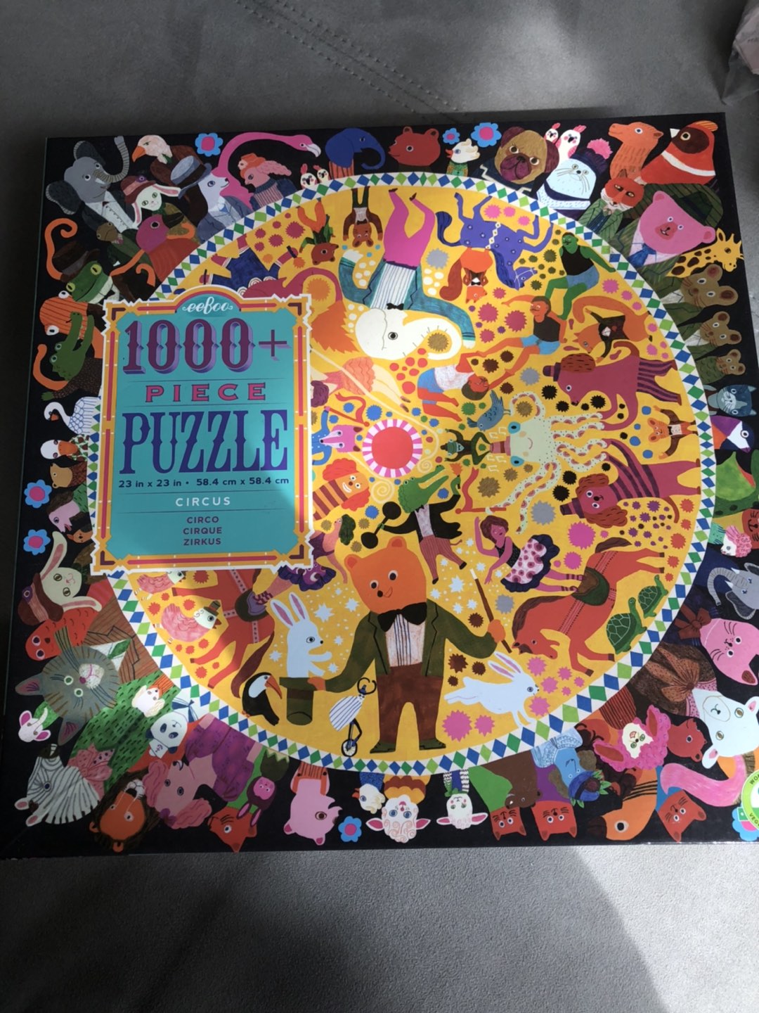 Eeboo 1008 piece puzzle-circus