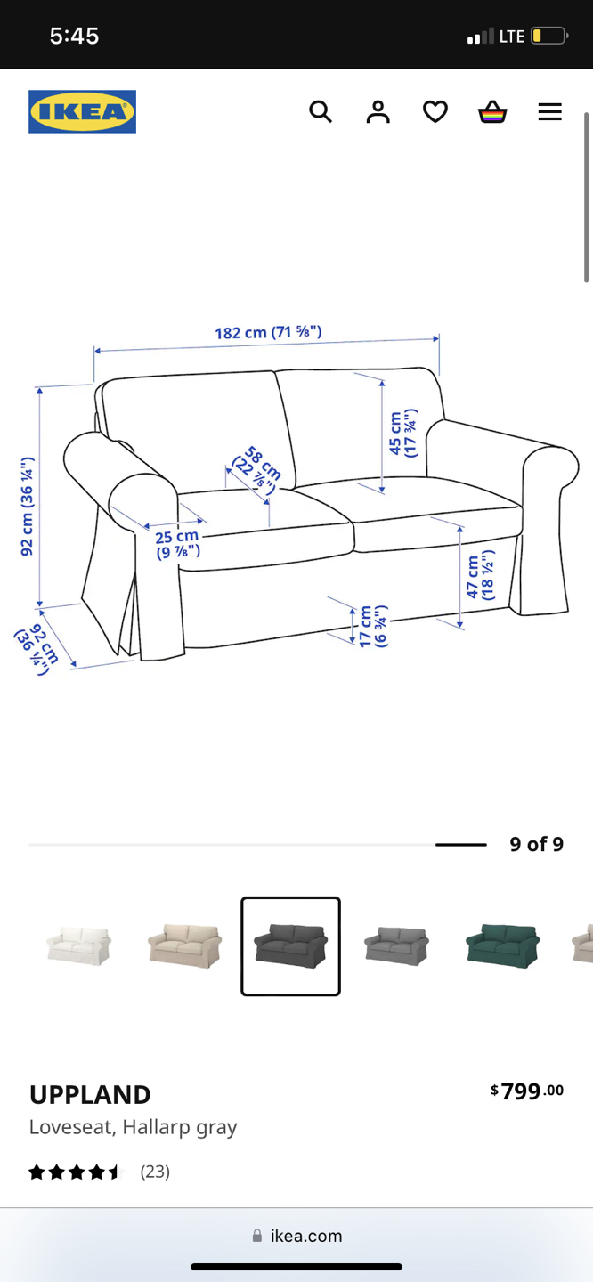 IKEA UPPLAND couch - photo 3