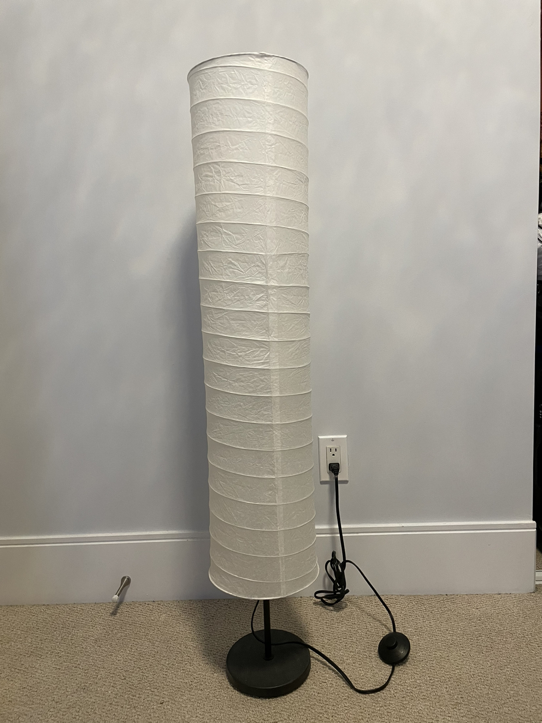 Cylindrical paper lamp - photo 2