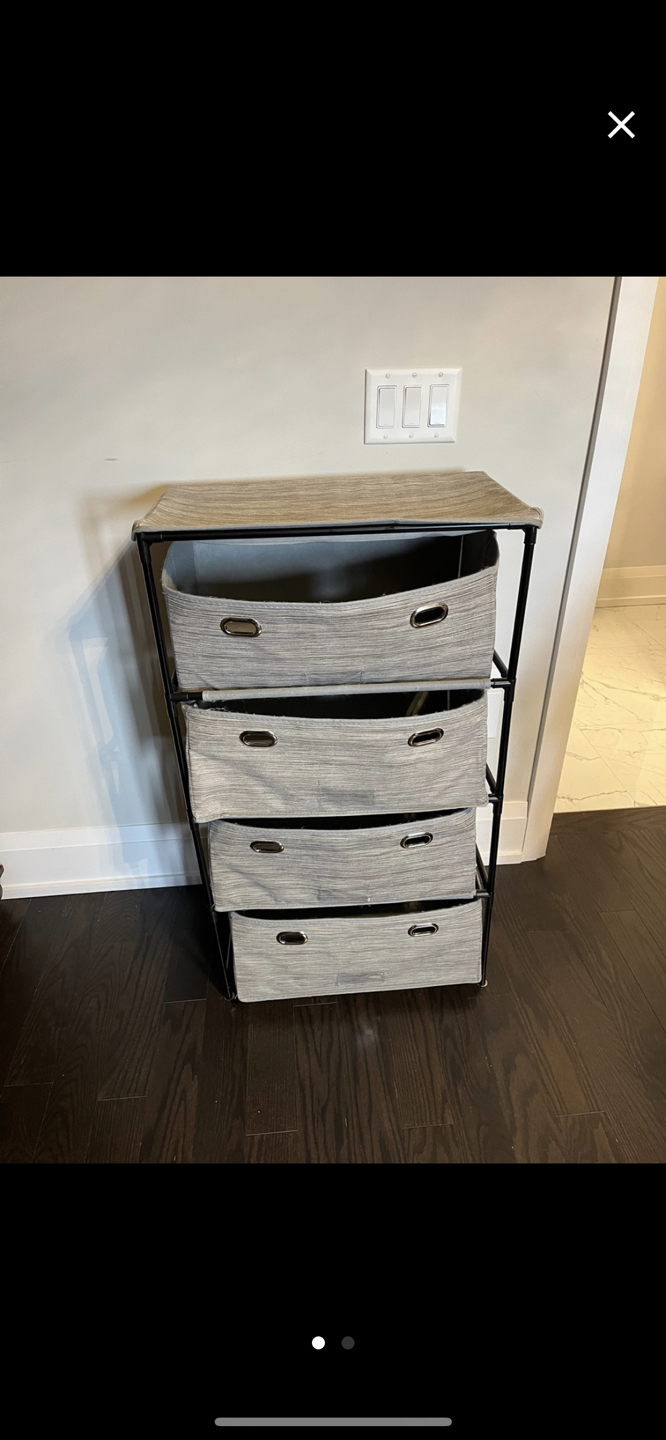 Fabric storage unit